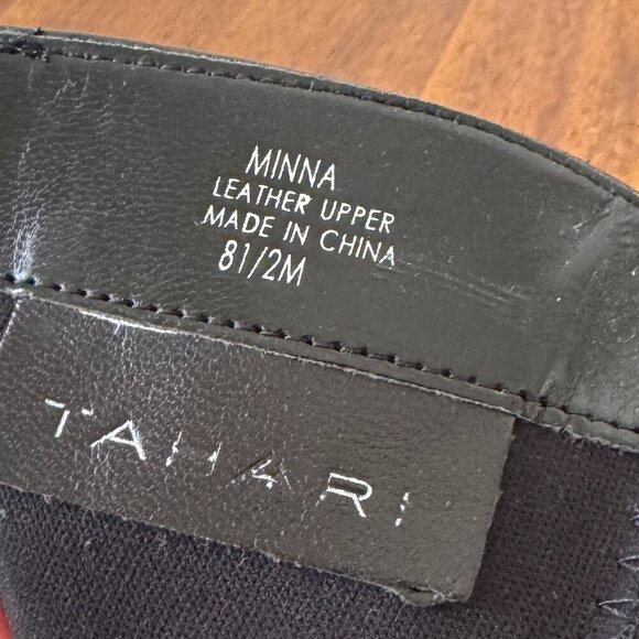 Tahari Minna Boots Black Leather - Picture 11 of 11